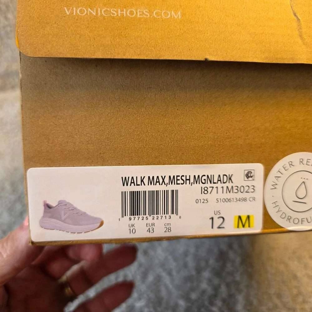 Vionic Women's Strider Walking Sneakers Comfort‎ Orthopedic Shoes 12m NEW - Picture 3 of 3